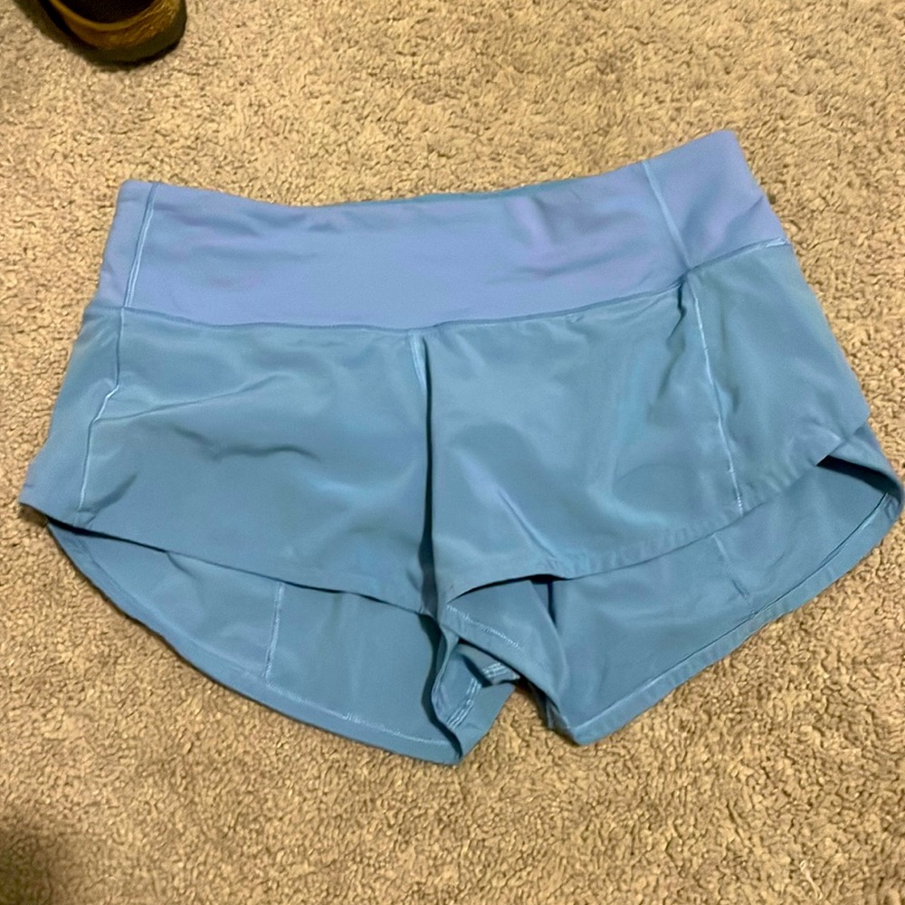 Blue lululemon shorts